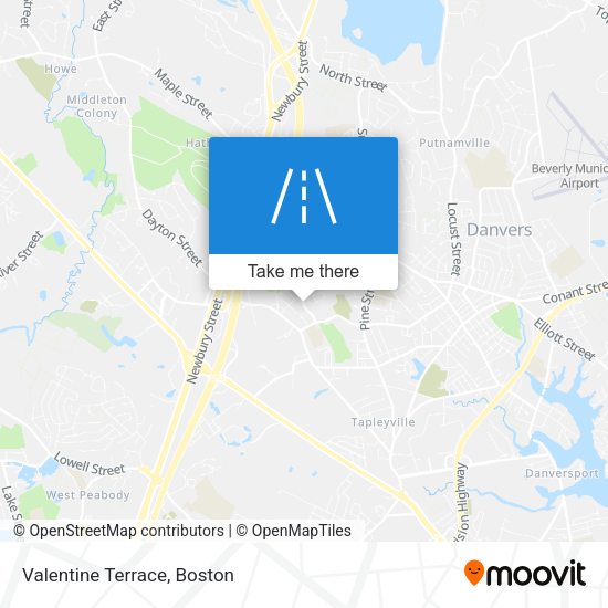 Mapa de Valentine Terrace