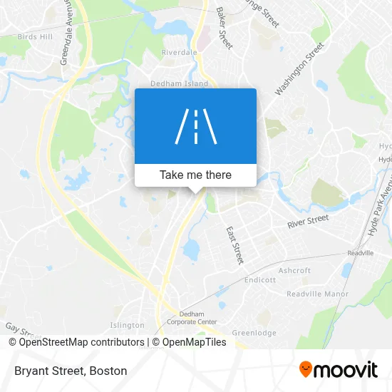 Bryant Street map