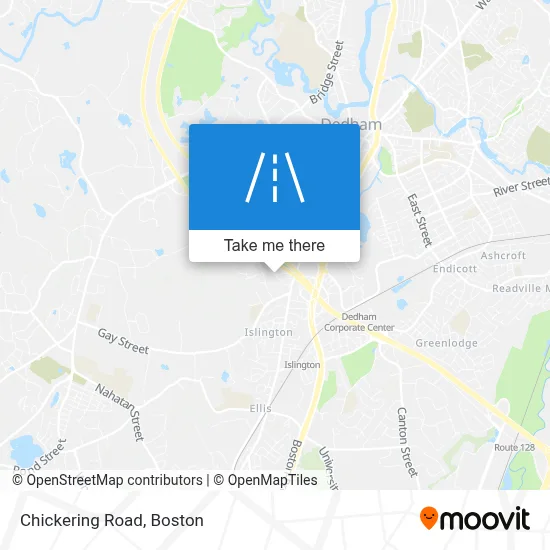 Chickering Road map