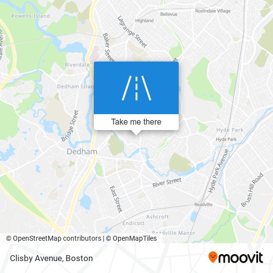 Clisby Avenue map
