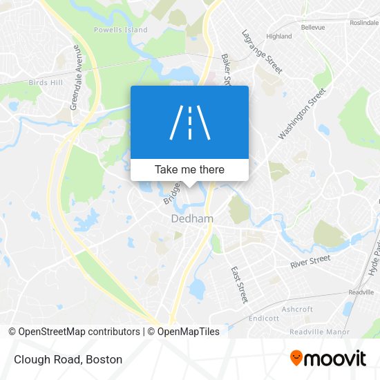 Mapa de Clough Road