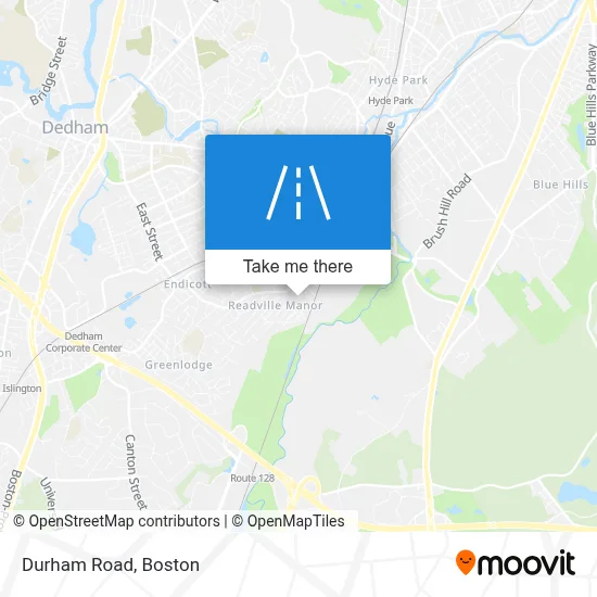 Durham Road map