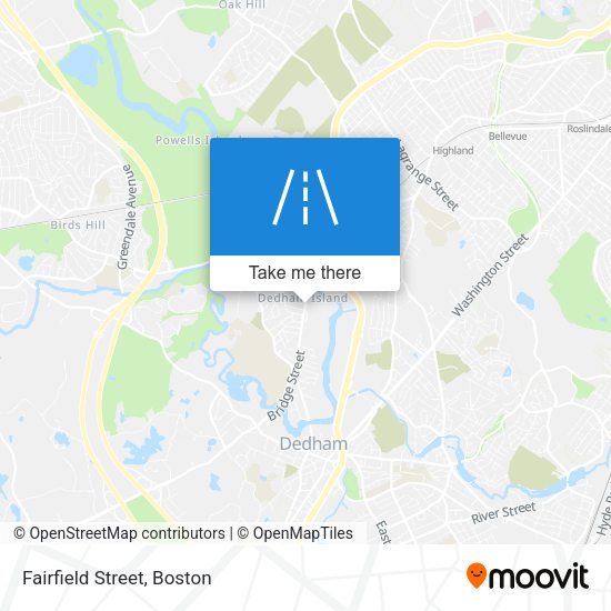 Mapa de Fairfield Street