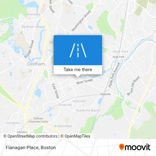 Flanagan Place map