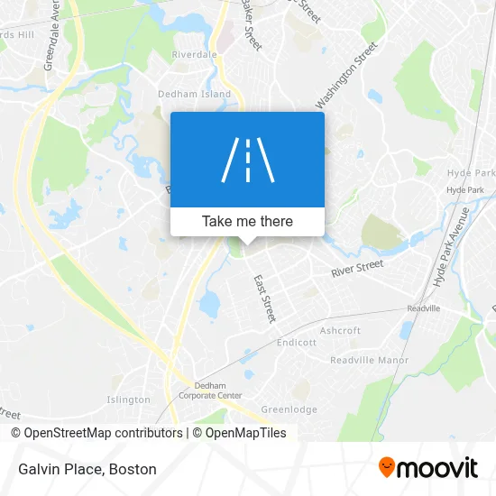 Galvin Place map