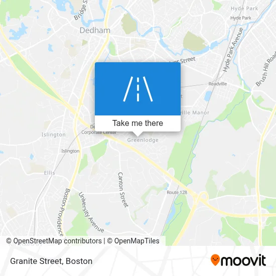 Granite Street map