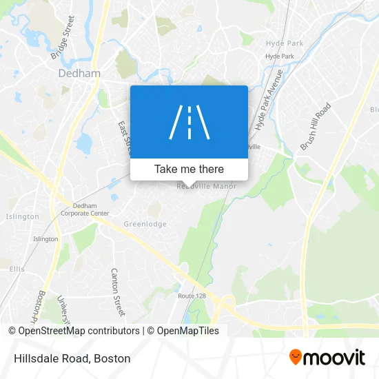 Mapa de Hillsdale Road