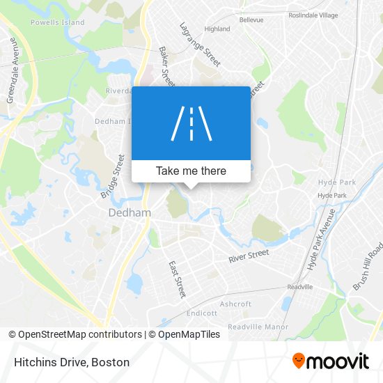 Mapa de Hitchins Drive