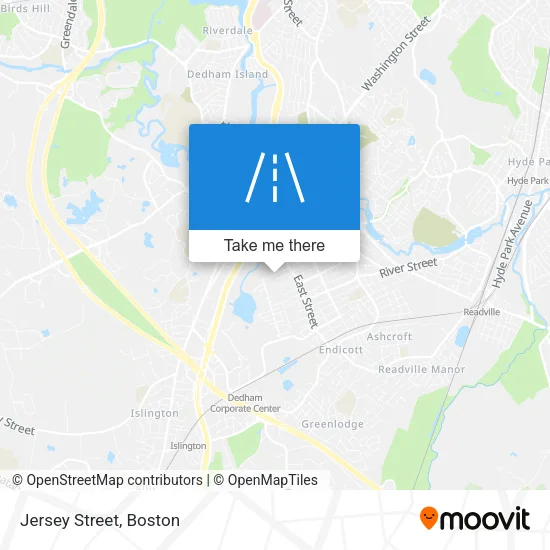 Jersey Street map