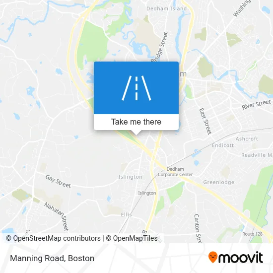 Manning Road map