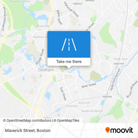 Maverick Street map