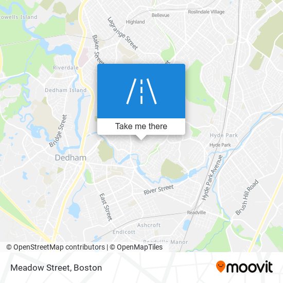Mapa de Meadow Street