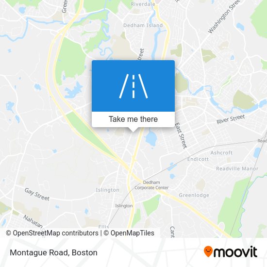 Montague Road map