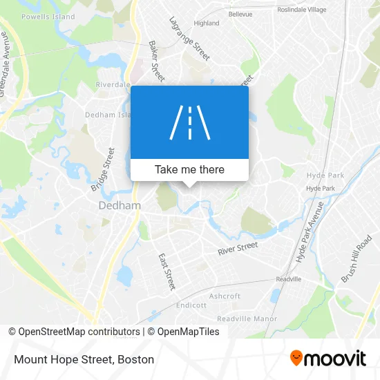 Mount Hope Street map