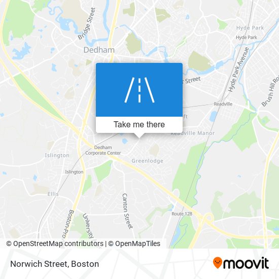 Mapa de Norwich Street