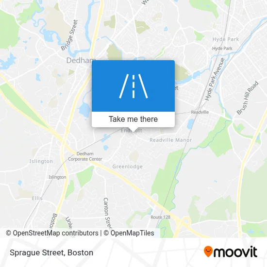 Sprague Street map