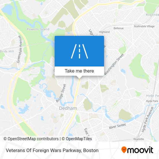 Veterans Of Foreign Wars Parkway map