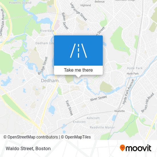 Mapa de Waldo Street