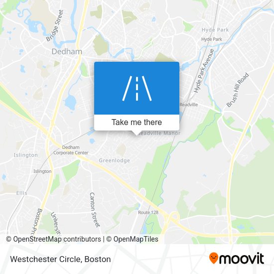 Mapa de Westchester Circle