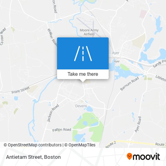 Antietam Street map