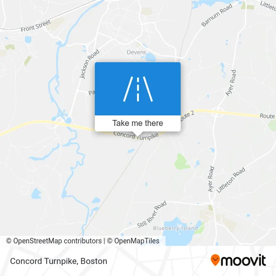 Concord Turnpike map