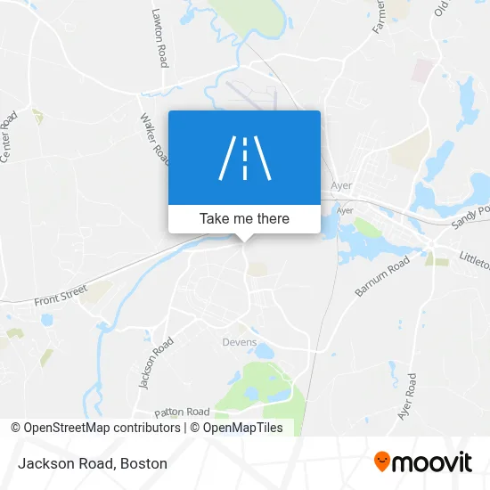 Jackson Road map
