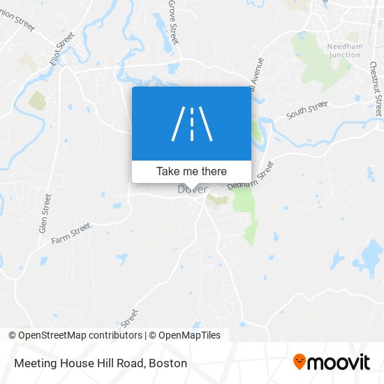 Meeting House Hill Road map