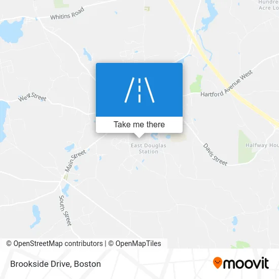 Brookside Drive map