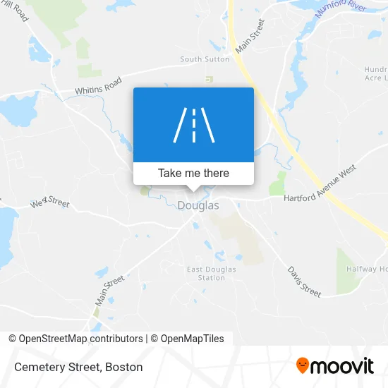 Cemetery Street map