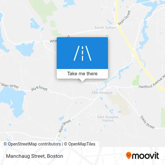 Manchaug Street map