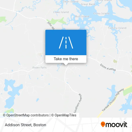 Mapa de Addison Street