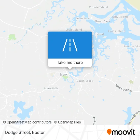 Dodge Street map