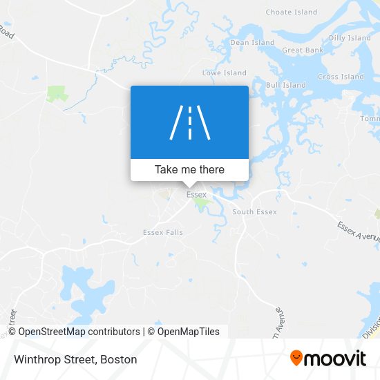 Mapa de Winthrop Street