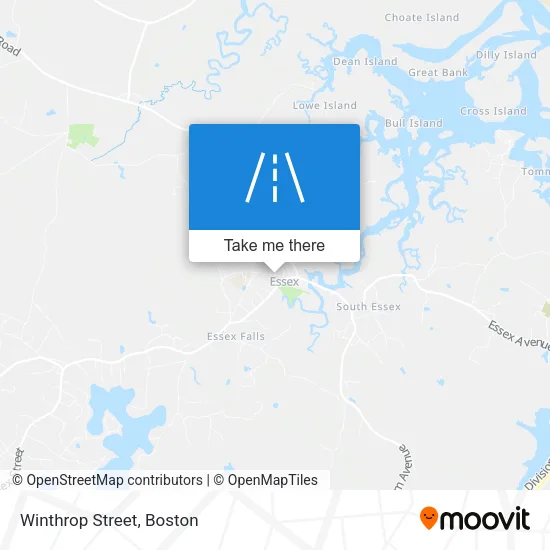 Winthrop Street map