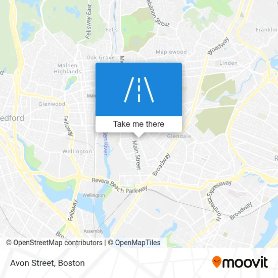 Avon Street map