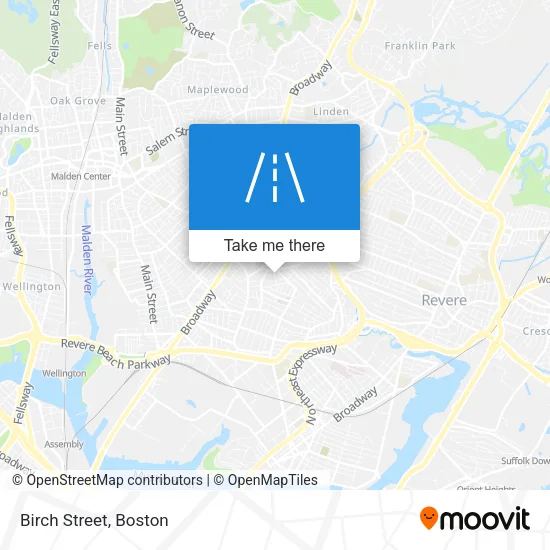 Birch Street map