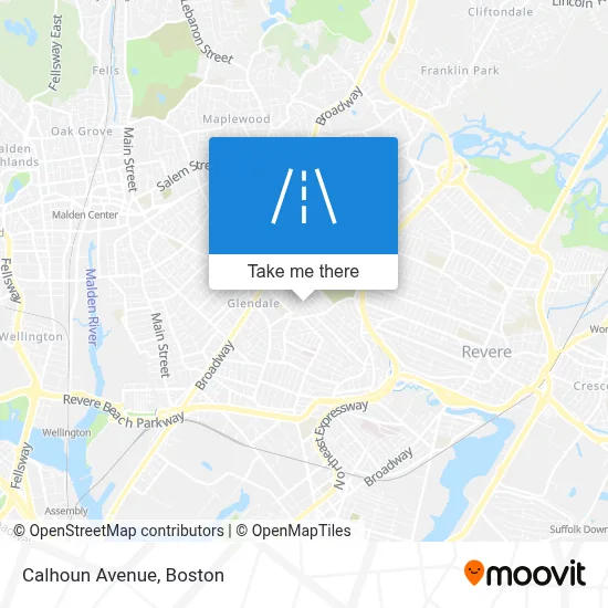Calhoun Avenue map