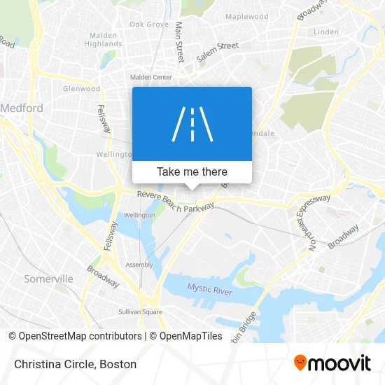 Christina Circle map