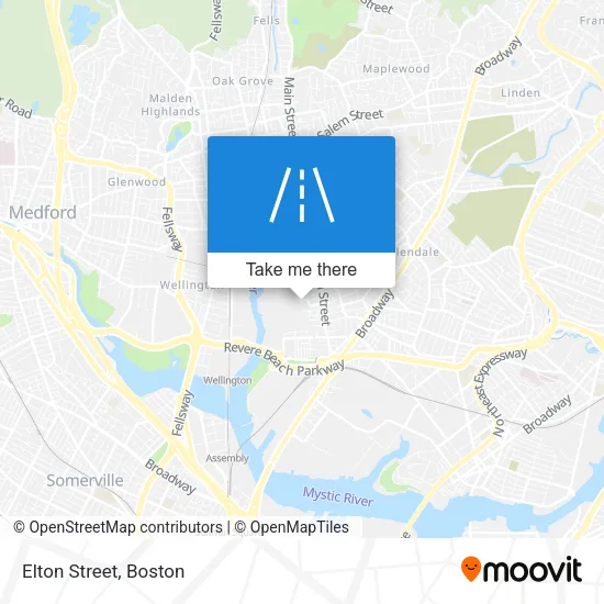 Elton Street map