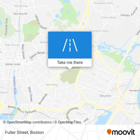 Fuller Street map