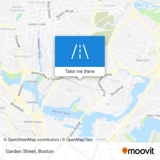 Garden Street map