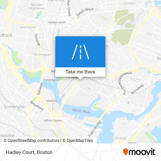 Hadley Court map