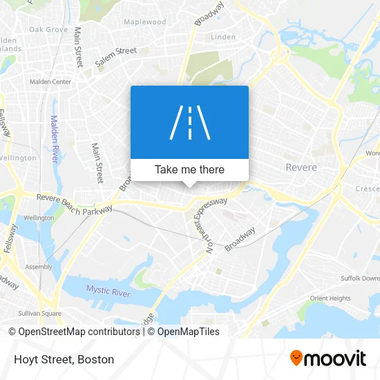 Hoyt Street map