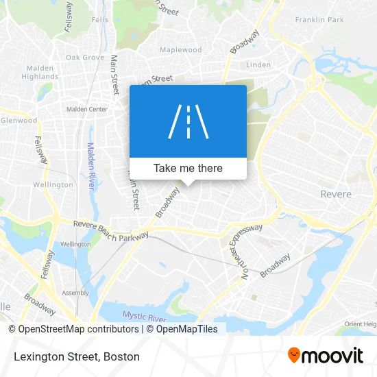 Lexington Street map