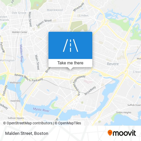 Mapa de Malden Street