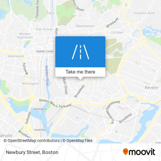 Mapa de Newbury Street