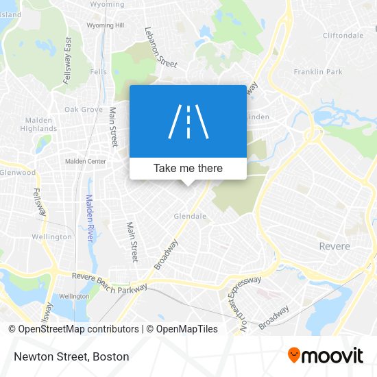 Mapa de Newton Street