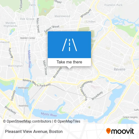 Pleasant View Avenue map