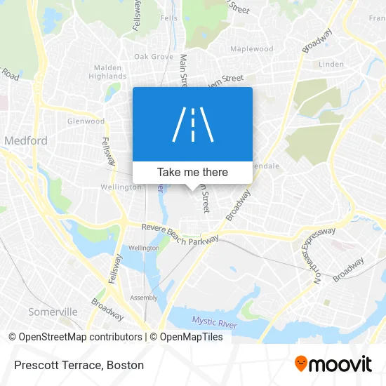 Prescott Terrace map