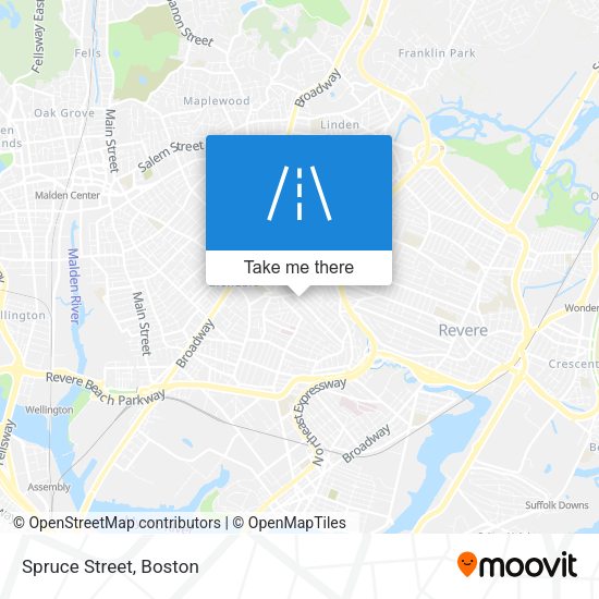 Mapa de Spruce Street